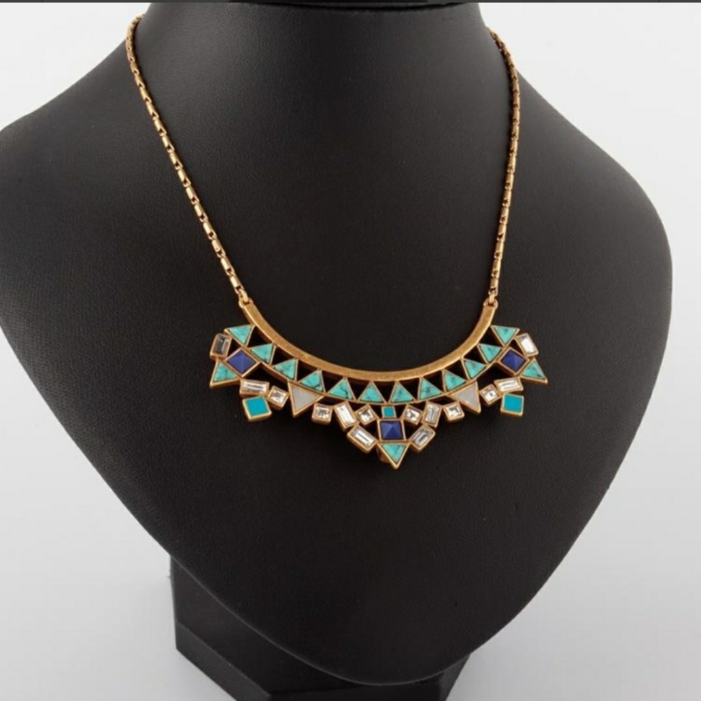 Stella & Dot Stone Tile Necklace View 2